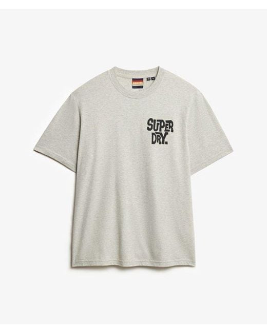 Superdry Gray & Co Outdoor Narrative Loose T-shirt for men