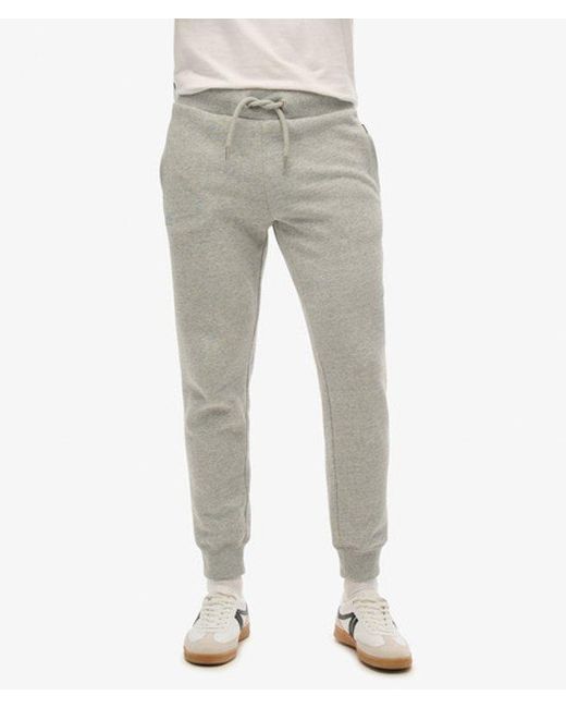 Superdry White & Co Organic Cotton Vintage Logo Embroidered joggers for men