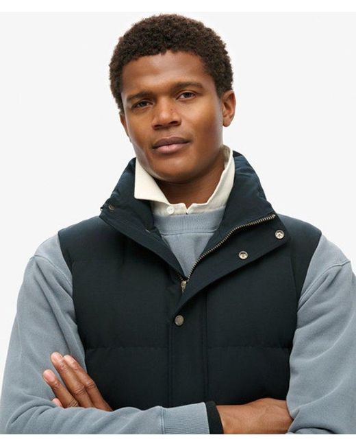 Superdry Blue & Co Everest Non-hooded Gilet for men