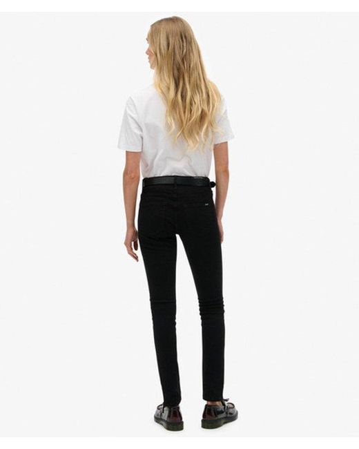 Superdry White & Co Organic Cotton Mid Rise Skinny Jeans