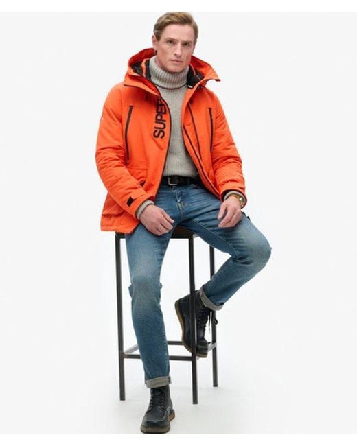 Superdry Orange & Co Hooded Ultimate Embroidered Sd Windbreaker Jacket for men