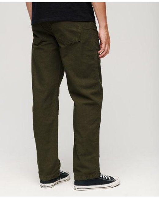 Superdry Green Carpenter Pants - Size: 30/32 for men