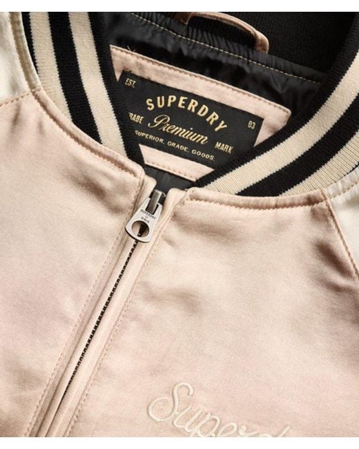 Superdry Natural & Co Suikajan Embroidered Bomber Jacket