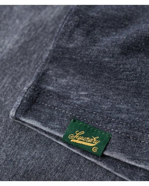 Superdry Blue & Co Varsity Burnout T-shirt
