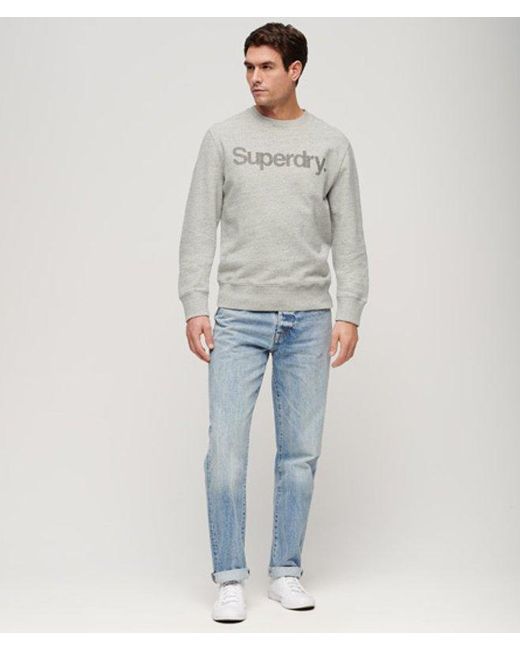 Superdry Gray & Co City Loose Crew Sweatshirt for men