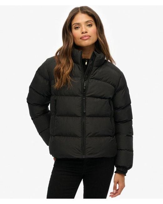 Superdry Black & Co Non Hooded Sports Puffer Jacket