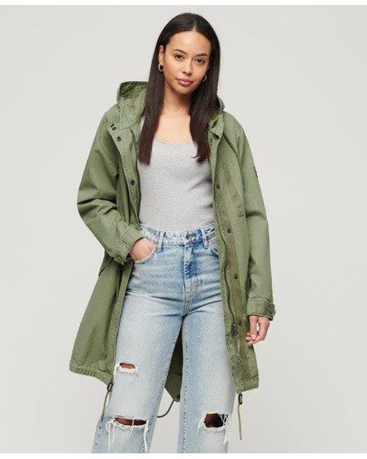 Superdry Green Fully Lined Vintage Field Parka