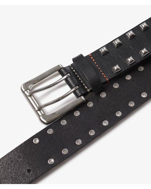 Superdry Black & Co Studded Belt