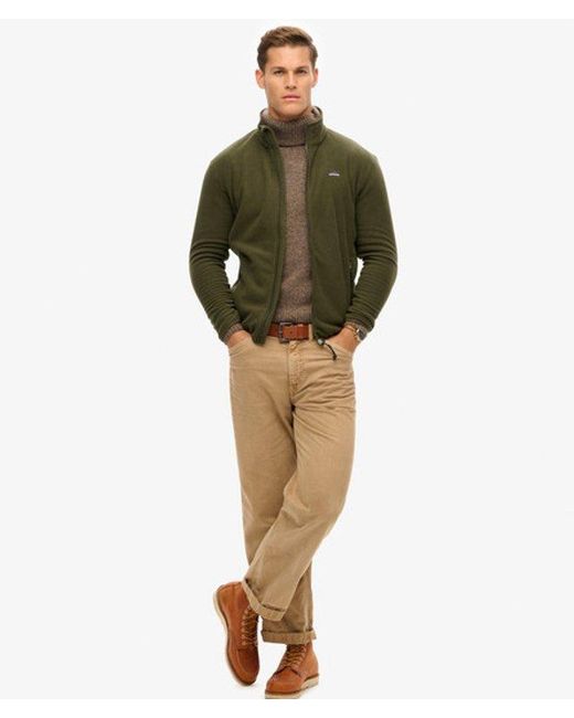 Superdry Green & Co Polar Fleece Full Zip for men