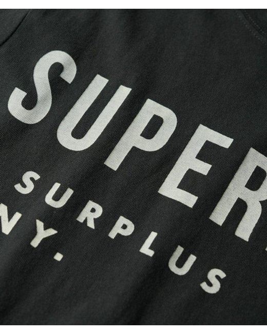 Superdry Black & Co Classic Graphic Print Cotton T-shirt for men