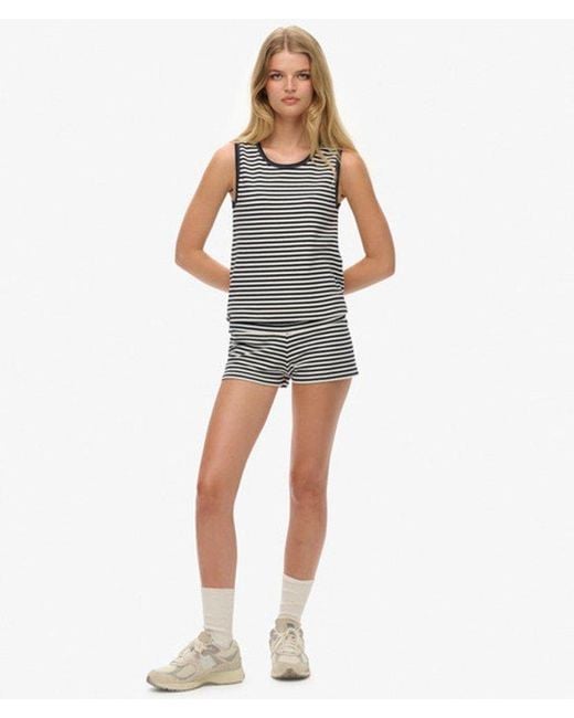 Superdry Blue & Co Athletic Essentials Fold Over Short