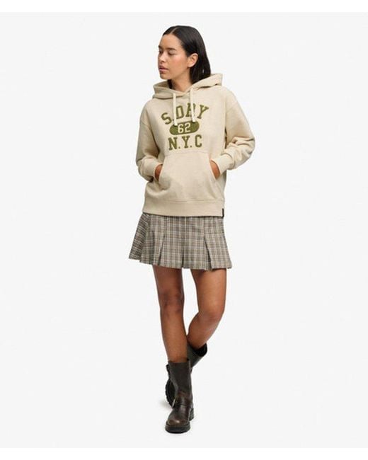 Superdry Natural & Co Vintage Prep Chenille Hoodie