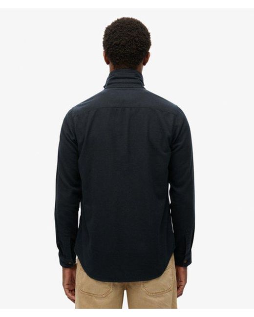 Superdry Blue Trailsman Relaxed Fit Overshirt for men