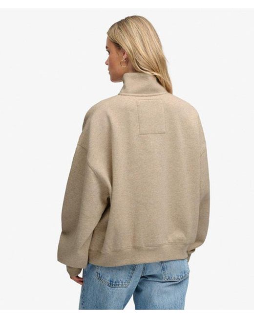 Superdry Natural & Co Country Club Half Zip Sweatshirt