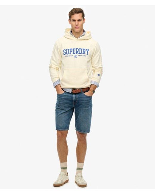 Superdry White Core Sport Hoodie for men