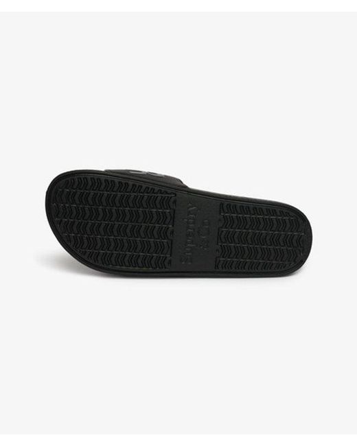 Superdry Black & Co Pool Sliders for men