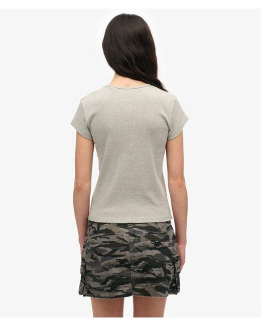 Superdry Gray Athletic Essential T-Shirt