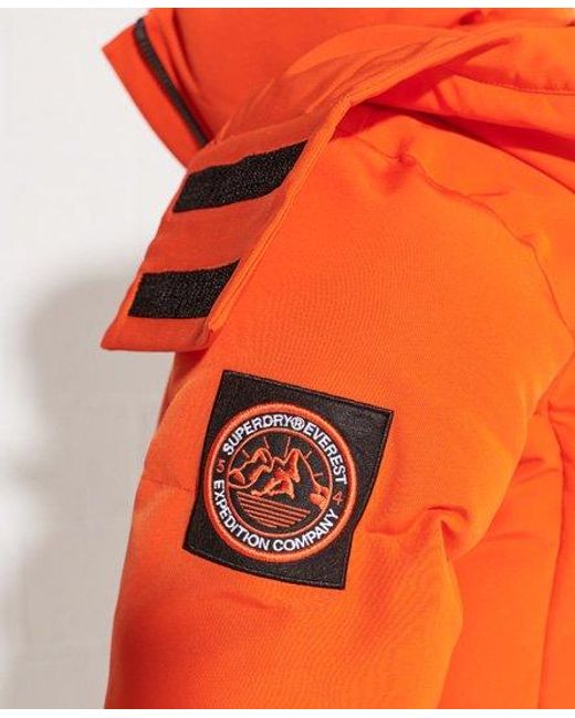 Superdry Orange Code Everest Bomber Jacket Bold