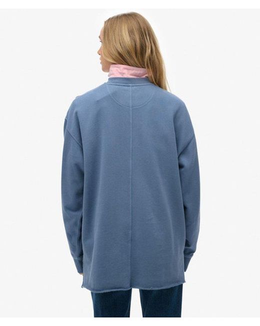 Superdry Blue Studios Crew Sweatshirt