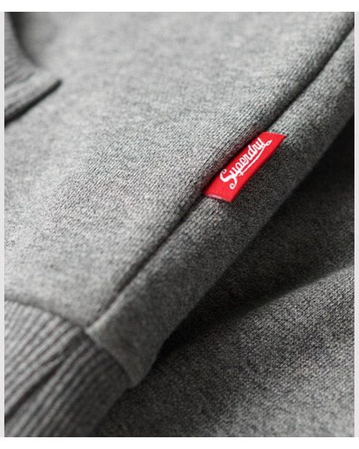 Superdry Gray & Co Travel Postcard Graphic Hoodie for men