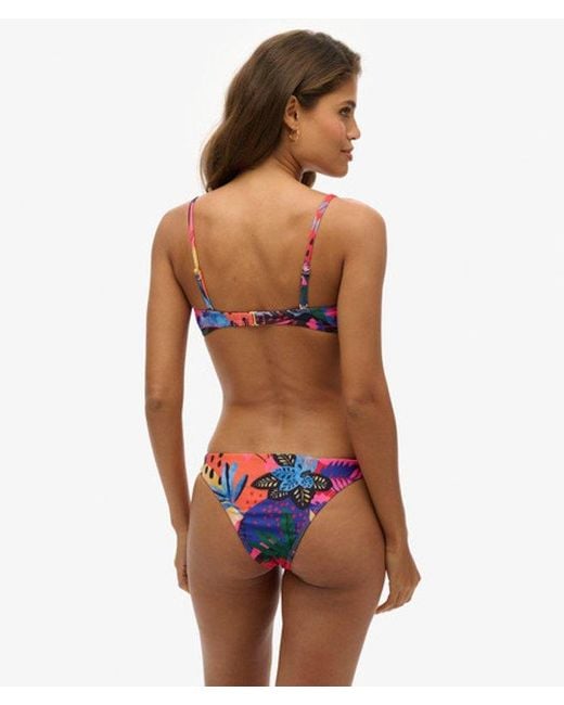 Superdry Red & Co Tropical Cheeky Bikini Briefs