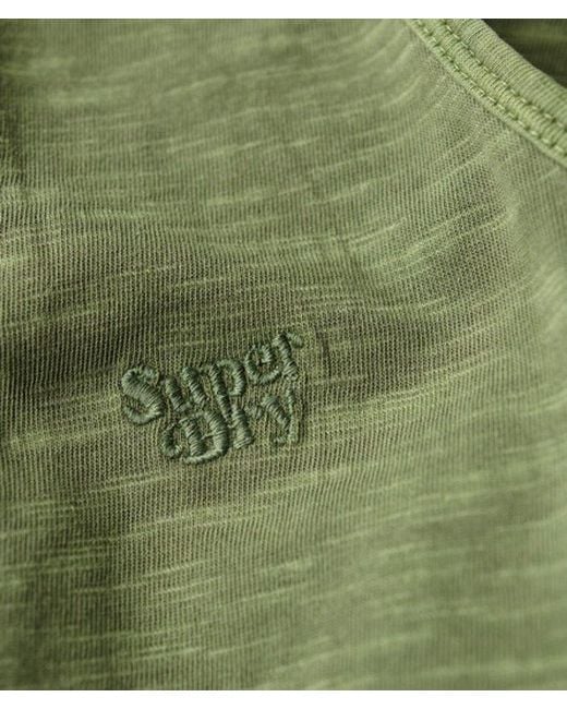 Superdry Green Cotton Beach Jersey Midi Dress