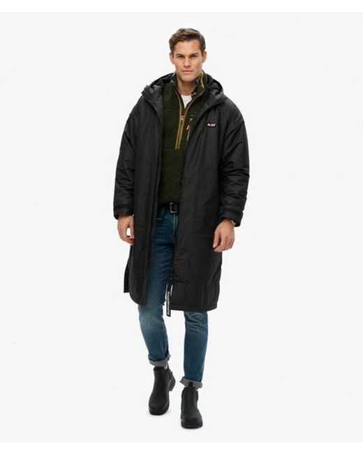 Superdry Black Robe for men