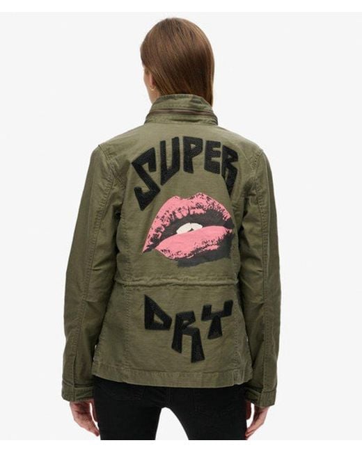 Superdry Green & Co Embellished Classic M65 Jacket
