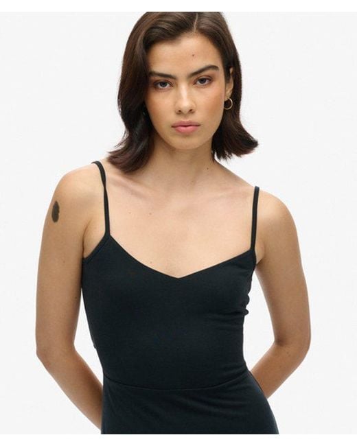 Superdry Blue & Co Modal Jersey Open Back Dress