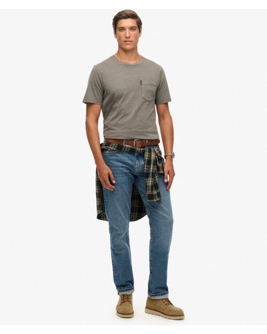 Superdry Gray & Co Classic Essential Pocket T-shirt for men