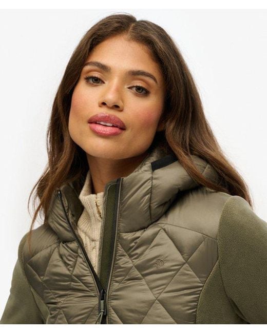 Superdry Green Hooded Heritage Storm Jacket
