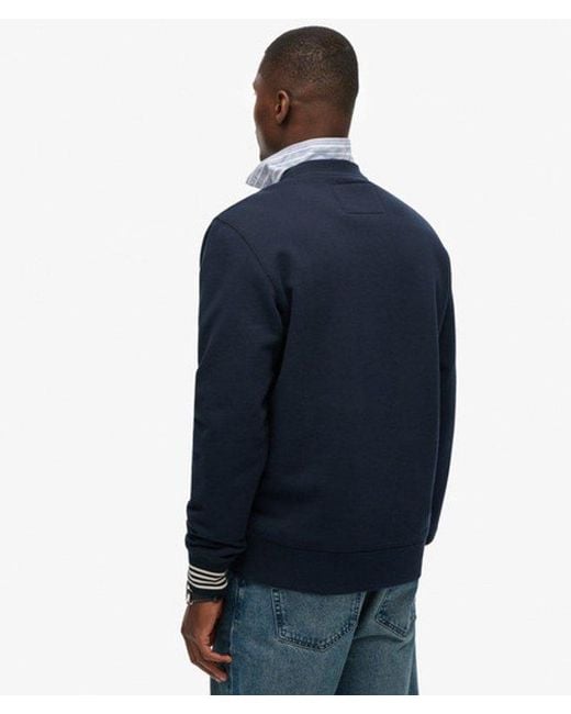 Superdry Blue & Co Athletic Club Crew Sweatshirt for men