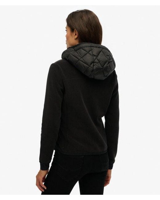 Superdry Black Hooded Heritage Storm Jacket