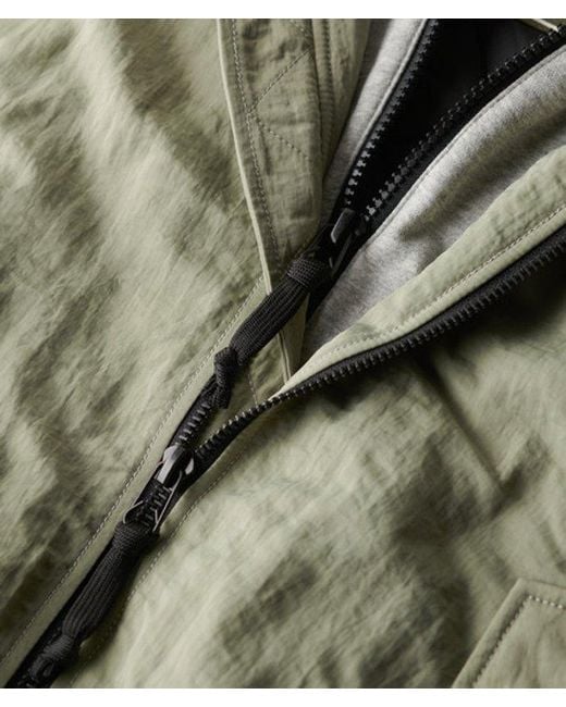 Superdry Green Oversized Military Hooded Ma1 Jacket