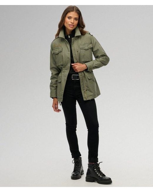 Superdry Green & Co Embellished Field Jacket