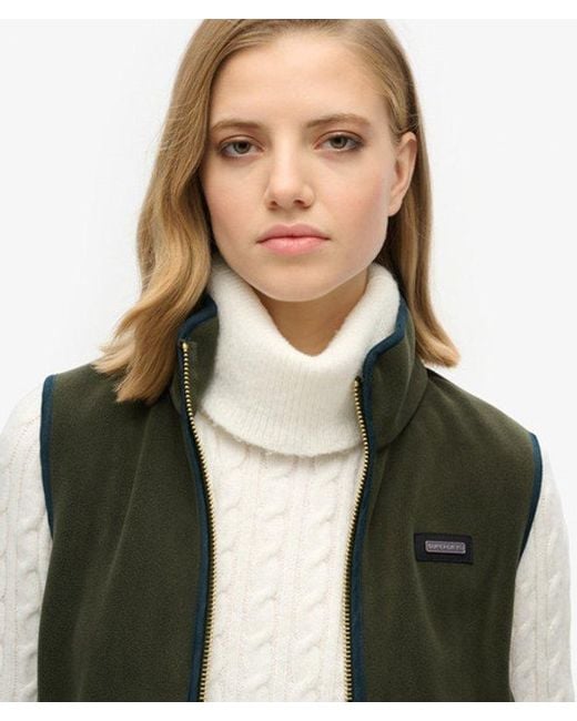 Superdry Green & Co Estate Fleece Gilet