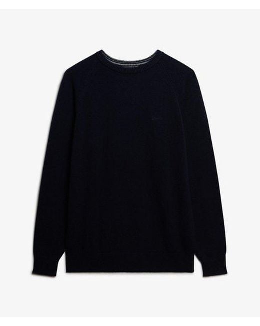 Superdry Blue & Co Wool Blend Jumper for men