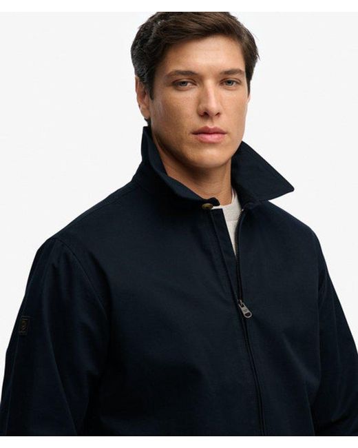 Superdry Blue & Co Collared Harrington Jacket for men