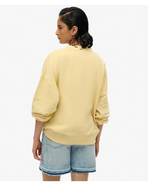 Superdry Multicolor Essential Logo Oversized Crew Sweatshirt