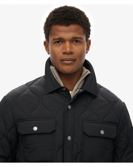Superdry Black & Co Surplus Liner Overshirt for men
