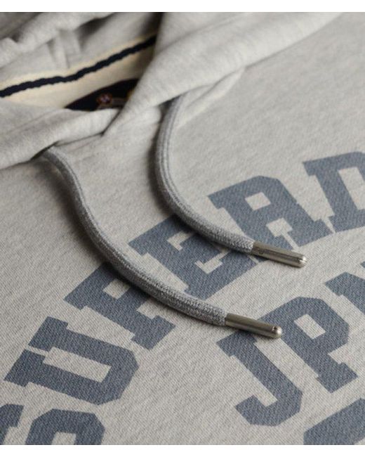 Homme Athletic Essentials Sweat À Capuche Taille Superdry pour homme en coloris Gray