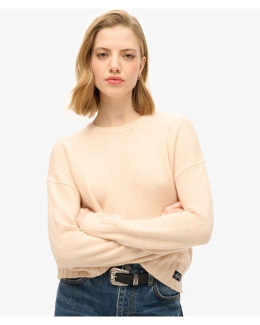 Superdry Blue Essential Crew Neck Jumper