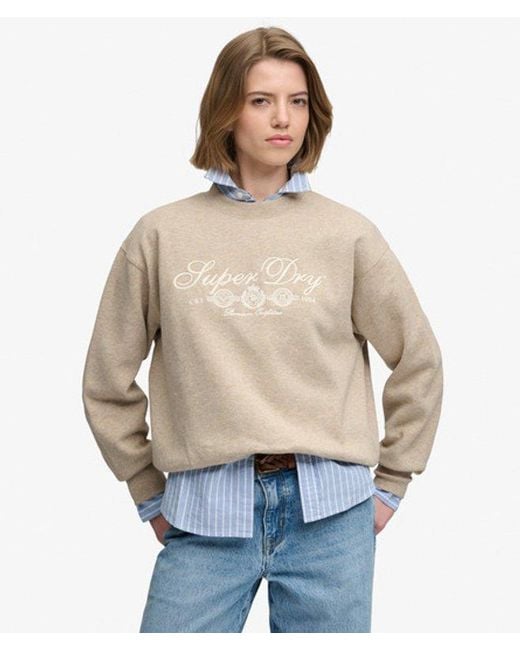 Superdry Blue & Co Country Club Crew Sweatshirt