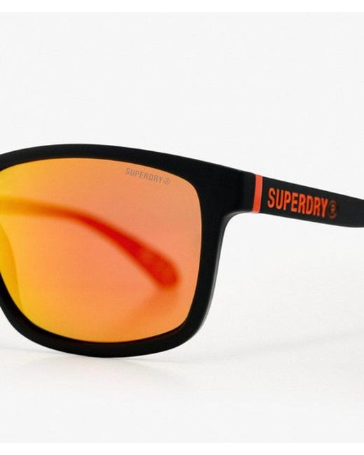 Femme Lunettes De Soleil Carrées Taille: 1Taille Superdry en coloris Black
