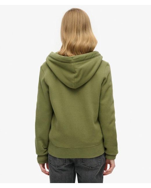 Superdry Green & Co Essential Logo Zip Hoodie