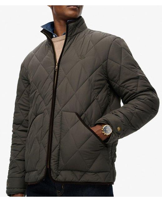 Superdry Gray & Co Quilted Estate Liner Jacket for men