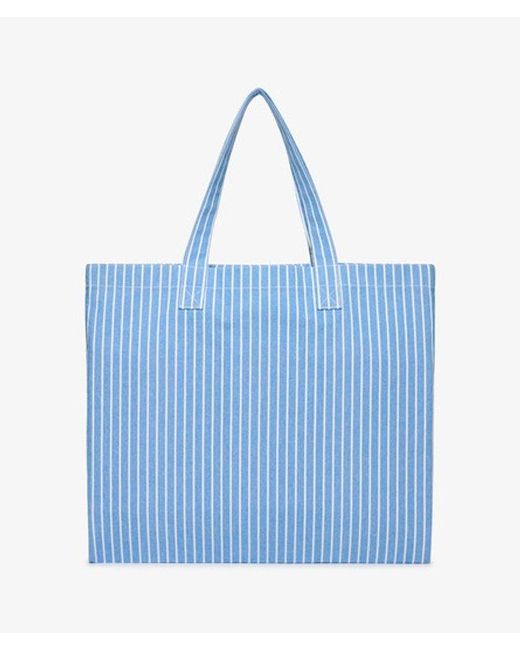 Superdry Blue & Co Oxford Stripe Tote Bag