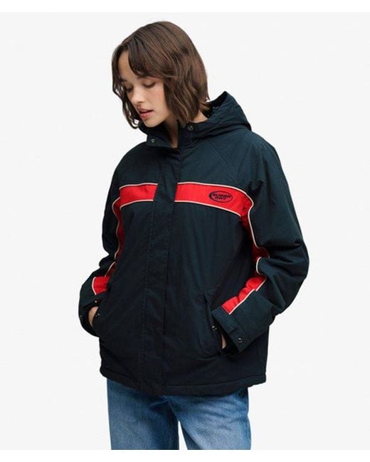 Superdry Blue & Co Vintage Hooded Wind Jacket