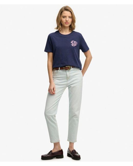 Superdry Blue Sd & Co Relaxed T-Shirt