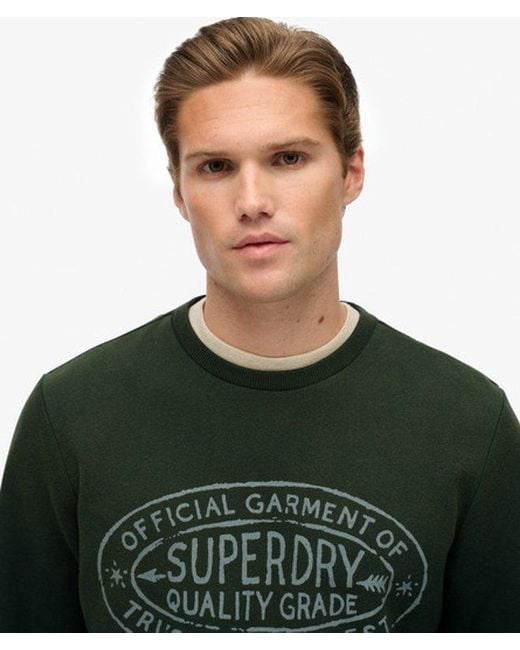 Homme Sweat Décontracté Lo-Fi Outdoors Taille Superdry pour homme en coloris Green